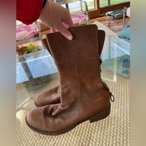 Florentini + Baker Boots 9.5 brown leather